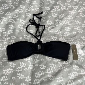 J. Crew Black Bikini Top